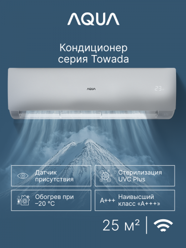 Кондиционер AQUA TOWADA AQI-25FIS1/R3-W